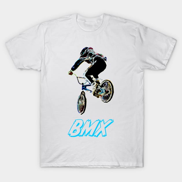 bmx T-Shirt by rickylabellevie